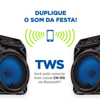 Caixa Amplificada Mondial CM-150 Bivolt