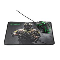 Kit Gamer 2 em 1 Mouse e Mousepad Xzone - GTC-03 COMBO GTC-03 NA 2 EM 1