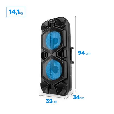 Caixa Amplificada Connect Mega Sound II CM-1500 Bivolt