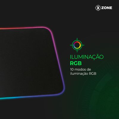 Mousepad Gamer RGB Xzone GMP-01 MOUSEPAD GMP-01 NA COM LED