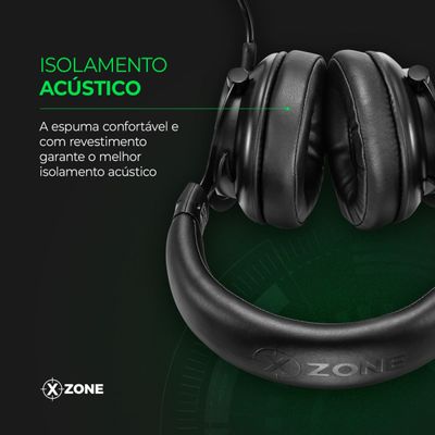 Headset RGB Gamer Xzone GHS-01 HEADSET GHS-01 NA HEADSET COM SUPORTE