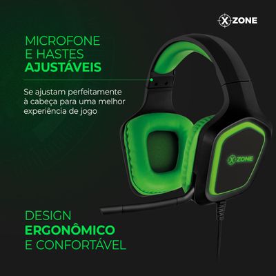 Headset Led Gamer Xzone GHS-02 HEADSET GHS-02 NA HEADSET P3