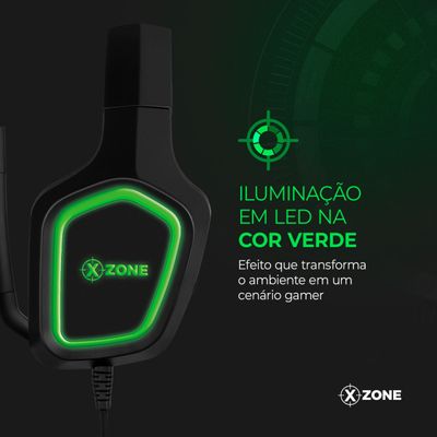 Headset Led Gamer Xzone GHS-02 HEADSET GHS-02 NA HEADSET P3