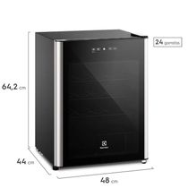 Adega Electrolux 24 Garrafas Preta WSF24 110V 01242WBA135
