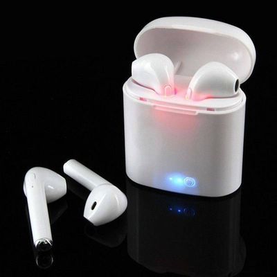Fone Ouvido Bluetooth Par I7s Tws sem Fio V4.2 Case Base