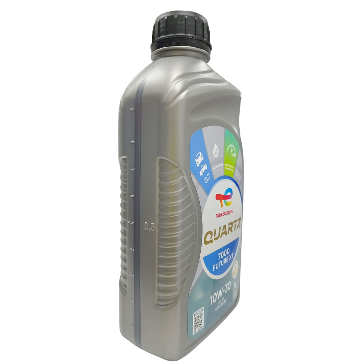 Óleo de Motor Total Quartz 7000 Future XT 10W30 SP Semi Sintético Para Motores a Gasolina, Etanol, Flex e GNV - 1LT