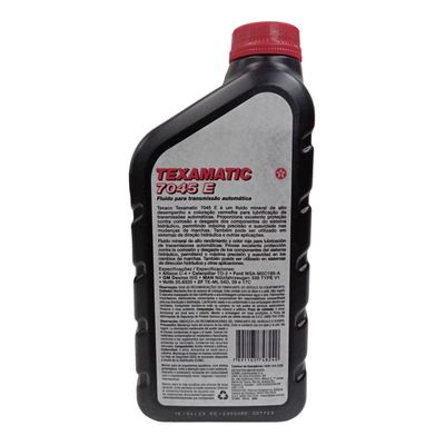 Óleo Para Direção Hidráulica e Transmissão Automática Texamatic 7045 E 1LITRO - Texaco