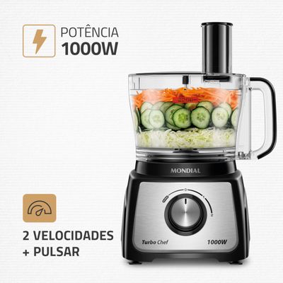 Multiprocessador Turbo Chef Mondial - MPN-01-BF 110V