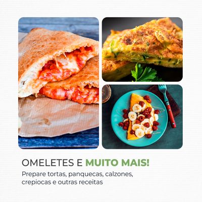 Omeleteira Elétrica Mondial Pratic Omelet II - OM-04-BI 220V