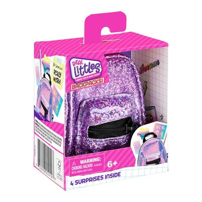 Real Little - Mini Mochilas Colecionáveis - Roxo c/ Glitter
