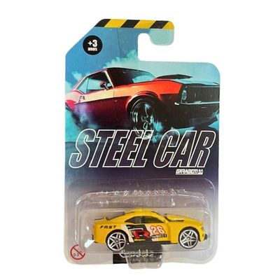 Mini Veículos Die Cast Garagem S.A. - Corrida Amarelo