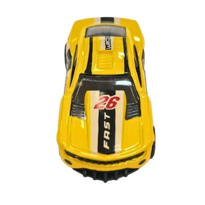 Mini Veículos Die Cast Garagem S.A. - Corrida Amarelo