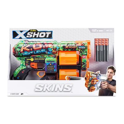Lançador X-Shot - Skins - Dread - 12 Dardos - K.o