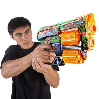 Lançador X-Shot - Skins - Dread - 12 Dardos - K.o