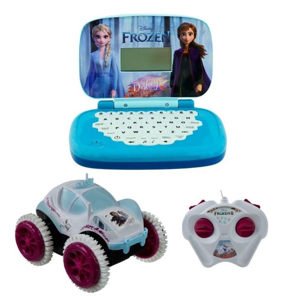 Kit Veiculo Giro Gelado - Frozen (8351) + Laptop Da Frozen - Bilingue (8303)
