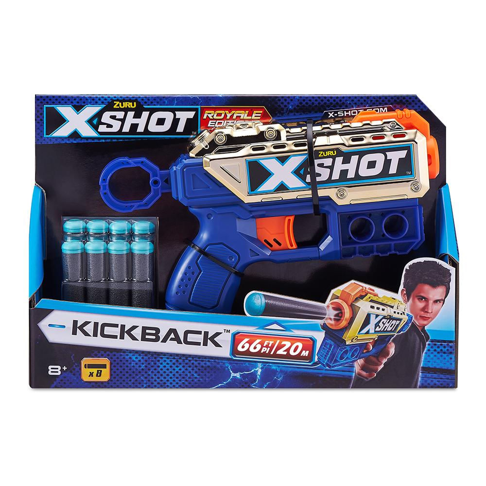 Lançador X-Shot - Royale Edition - Kickback - 8 Dardos