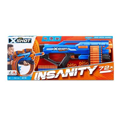 Lancador Inanity Mad Mega Barrel 72 Dardos