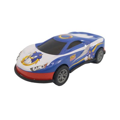 Kit com 5 Mini Veículos Pull Back Sonic