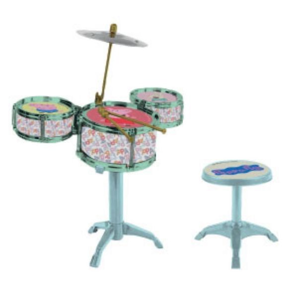 INSTRUMENTO MUSICAL - BATERIA PEQ - PEPPA PIG