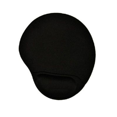 Mouse Pad Gel Com Apoio Descanso De Pulso Medio - Preto