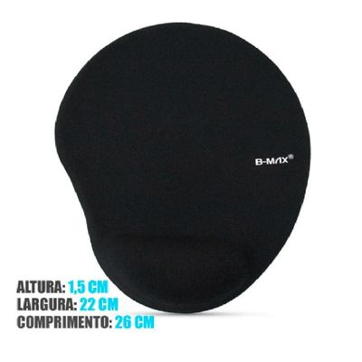 Mouse Pad Com Apoio Em Gel Confort Bmax - Bm751