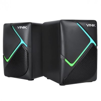 Caixa de Som Gamer Vinik Constelation 6W 2.0 LED Rainbow - VSPKG6WCTL