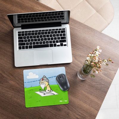 Mouse Pad Drpepper - O Sábio Sábio Meditando