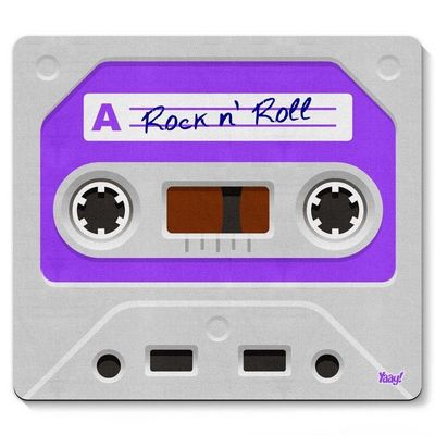 Mouse Pad Fita Cassete Rock N Roll