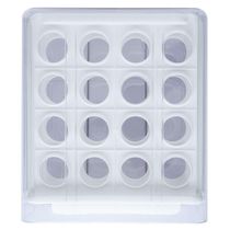 Gaveteiro Empilhável Porta Ovos Duplo 32 Ovos Branco