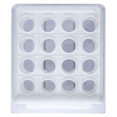 Gaveteiro Empilhável Porta Ovos Duplo 32 Ovos Branco