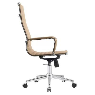 Kit 2 Cadeiras Giratória Alta Office Manhattan Esteirinha Fratini Revestida Em (pu) Fendi Base