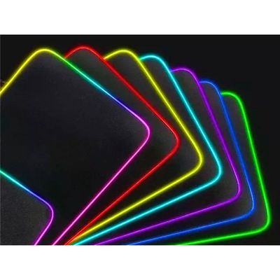 Mouse Pad Com Borda De Led Rgb 25x35cm Ry2535