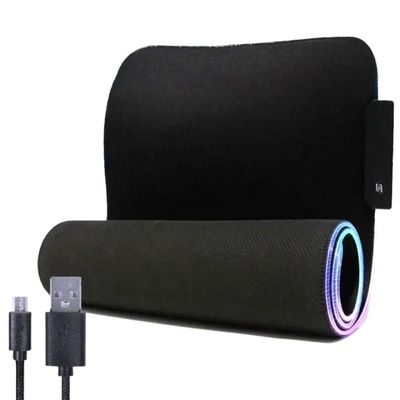 Mouse Pad Com Borda De Led Rgb 25x35cm Ry2535
