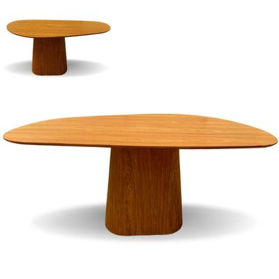 Mesa De Jantar Modelar Orgânica Bumerangue Em Freijo 1.60x90cm