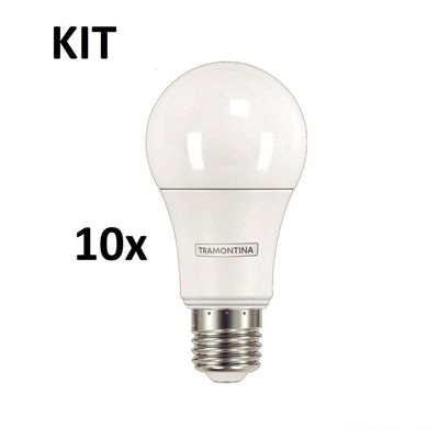 5x Lâmpadas Led Bulbo Base E27 15 W 1311lm Lúmenes Bivolt 6500 K Luz Branca 15w