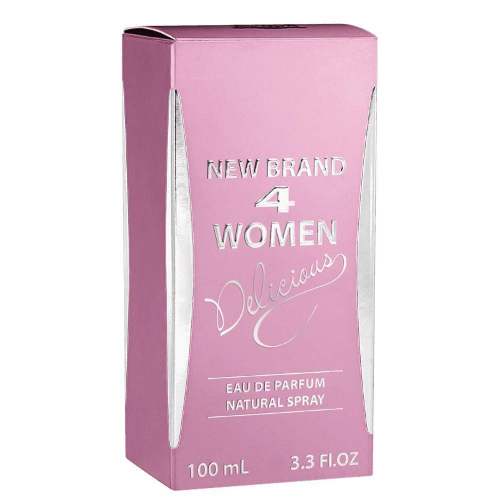 New Brand 4 Women Delicious Eau De Parfum - Perfume Feminino 100ml