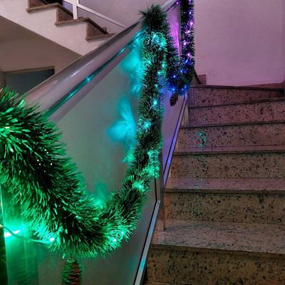 Fio Led Luz Amarela 100 Lâmpadas Usb Com Música 10m