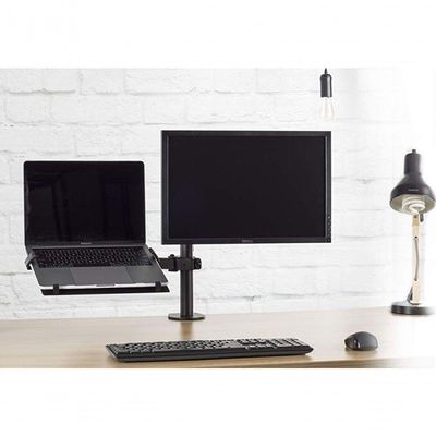 Suporte De Mesa Duplo Para Monitor E Notebook Tm22nb