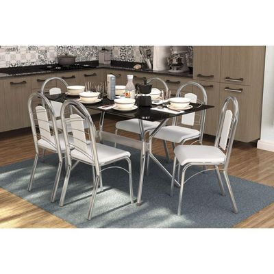 Base Mesa De Jantar Loire M031 S/ Tampo Cromado - Kappesberg