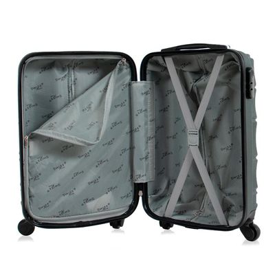 Kit mala de bordo verde Havana + Mochila Anti-Furto Swiss Move