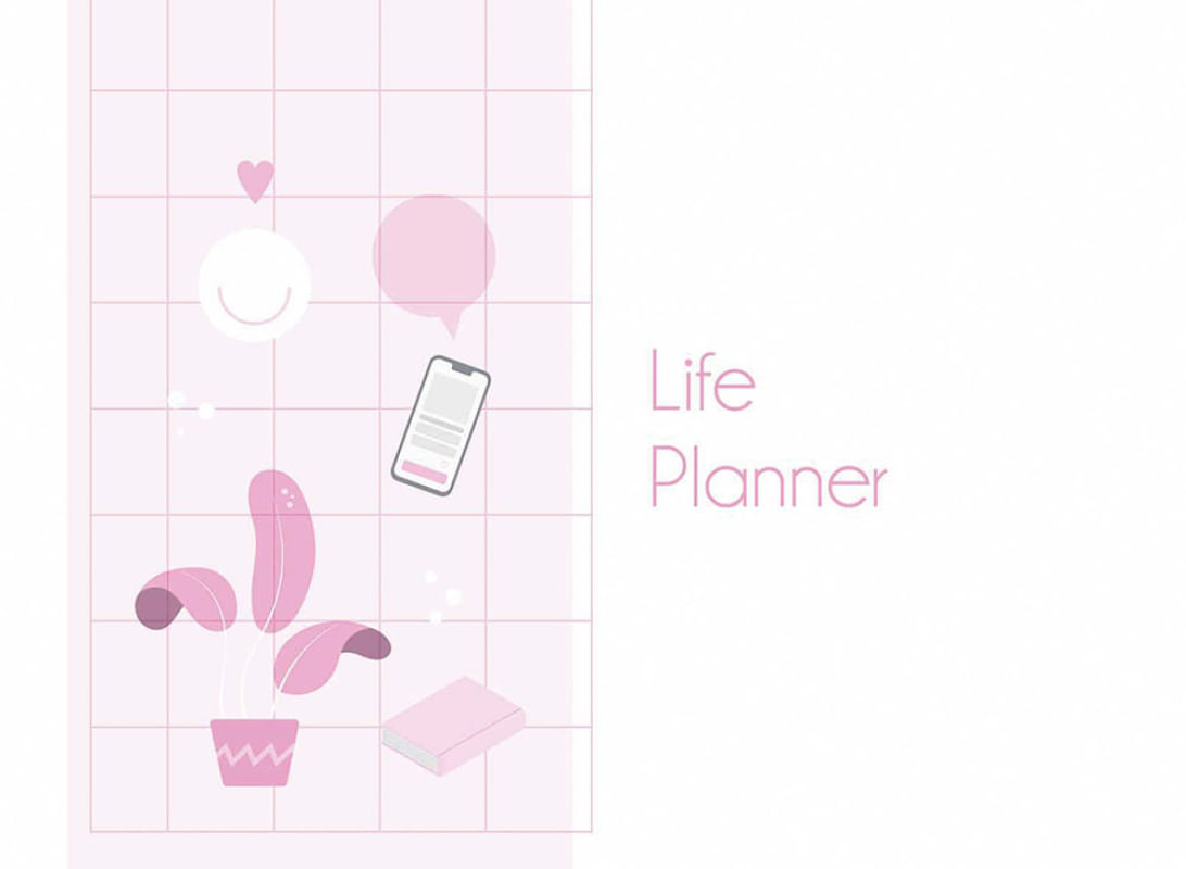 Planner da Vida 104Fls Zebra Wild Animals Jandaia