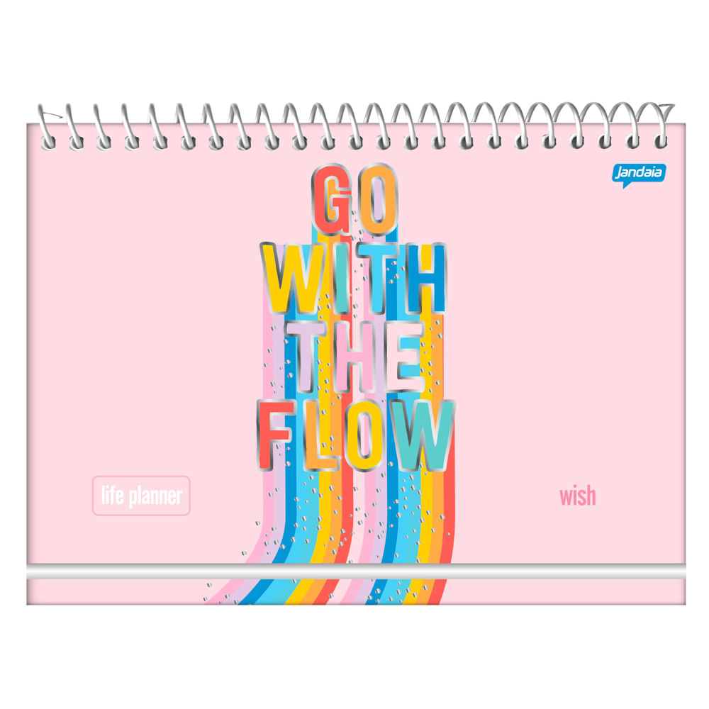 Planner da Vida 104Fls Wish No Bad Jandaia