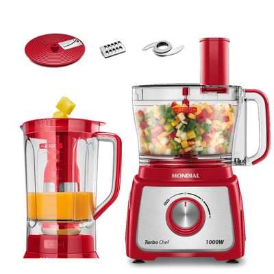 Multiprocessador Turbo Chef 5 em 1 Mondial MPN-01-R 127V