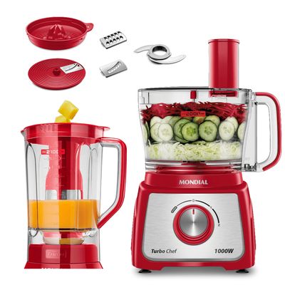 Multiprocessador Turbo Chef 7 em 1 Mondial MPN-01-RE 220V