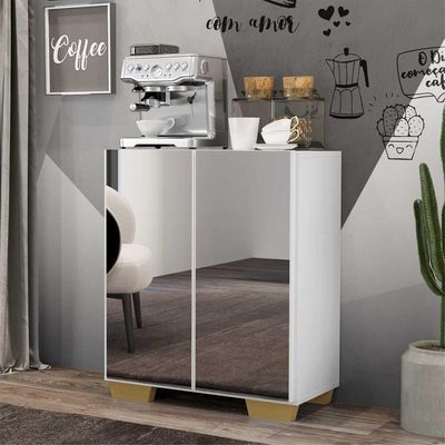 Aparador Cantinho do Café e 2 Portas Multimóveis Branco
