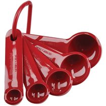 Kit 5 Colheres Medidoras Vermelho E 4 Xícaras Kitchenaid