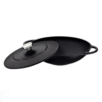 Wok Trento Em Ferro Esmaltado Com Revestimento Interno Em Antiaderente Starflon Excellent