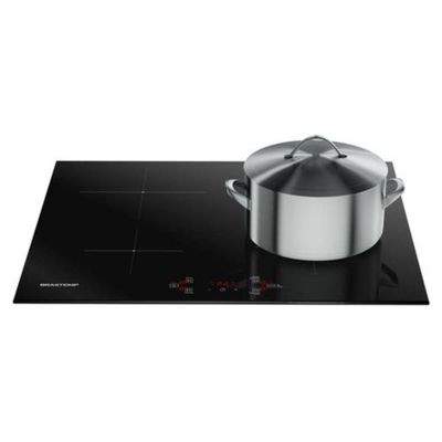 Cooktop Brastemp 4q Indução Função Especial Bdj60bebna 220V