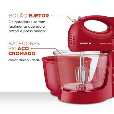 Batedeira Mondial Prática B-45-R Batedeira B-45-R 127V/60Hz .