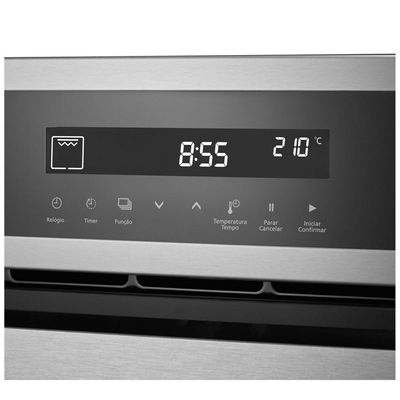 Forno Elétrico de Embutir 80L Grill Inox Panasonic 220V